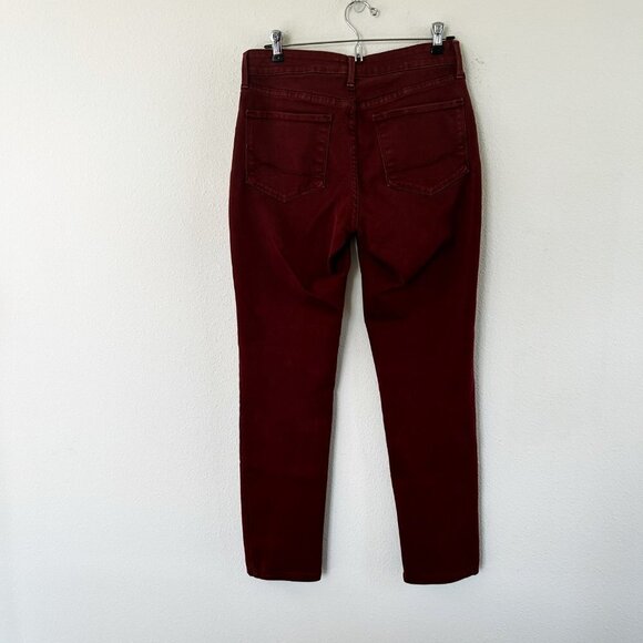 NYDJ Legging Jeans Womens Size 4 Rust Red Lift Tuck Technology Pockets Jeggings - Picture 4 of 16